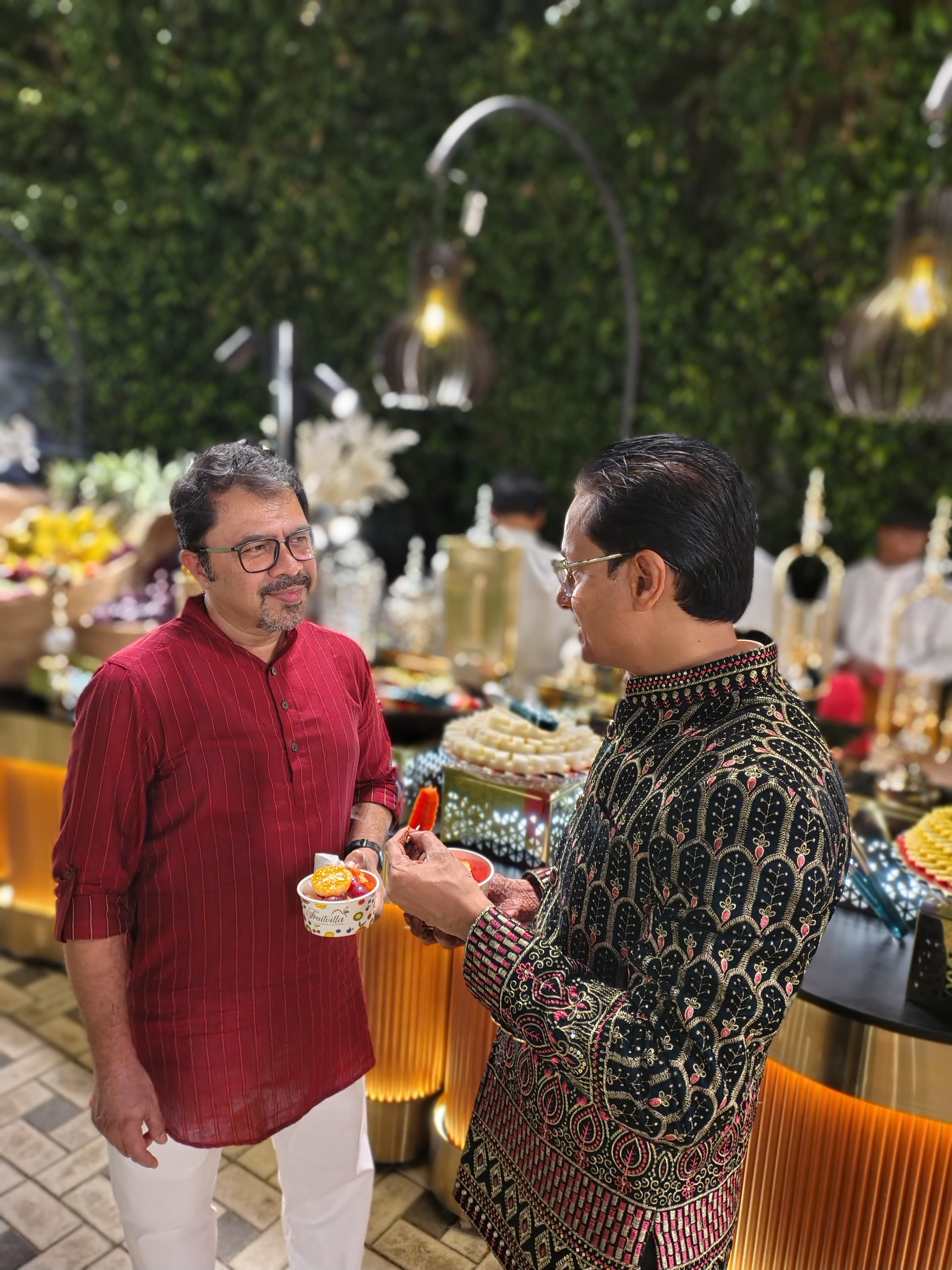 Wedding return favours fruit service