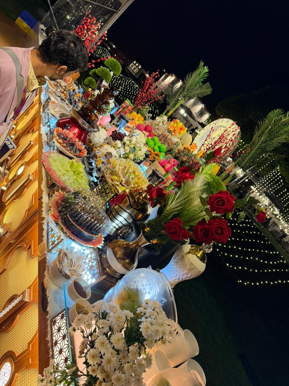 Premium wedding fruit display and artistic fruit styling by Shyama Fruit Co.